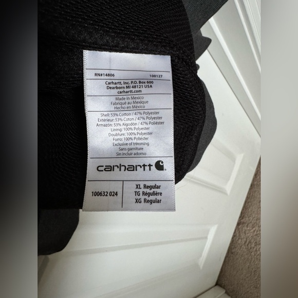 Men’s Carhartt jacket size XL. New without tags - Picture 7 of 7